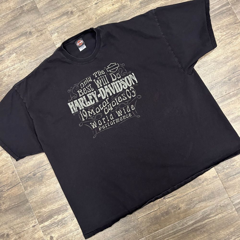 Harley Davidson Men's‎ Mason Ohio Tshirt Size 5XL Double Sided 2010 Black
